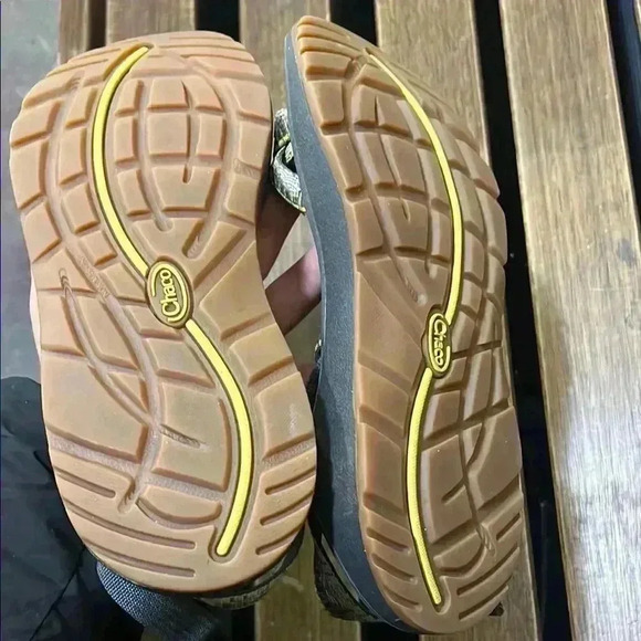 Chaco Women's Gray and Yellow Sandals - Picture 4 of 4